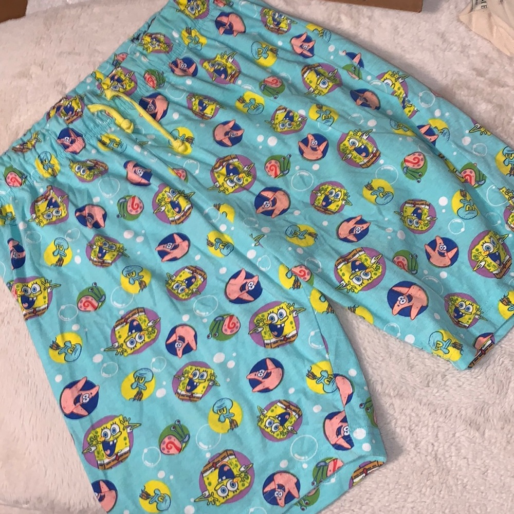 Large Nickelodeon SpongeBob pajama shorts